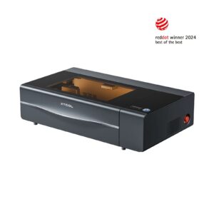 xTool P2S - Découpeur Laser CO2 55W pack complet - image produit exacte (xTool EU: xTool P2S 55W Desktop CO2 Laser Cutter)