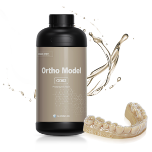 Résine Shining3D Modèle d orthodontie marron-OD01