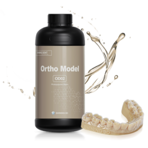 Résine Shining3D Modèle d'orthodontie marron-OD02